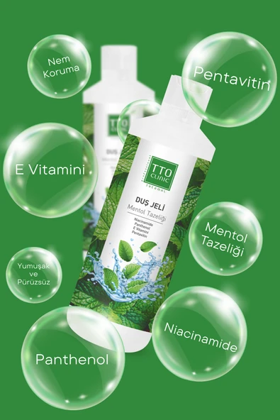 TTO CLINIC Duş Jeli - Mentol Tazeliği 500 ML - Resim 3