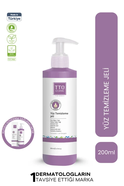 TTO CLINIC Yüz Temizleme Jeli 200 ML ürün görseli 1