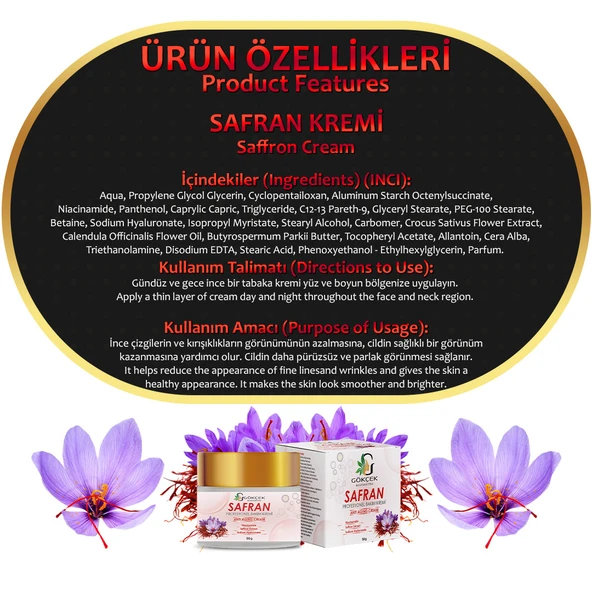 Safran Bakım Kremi - Resim 2