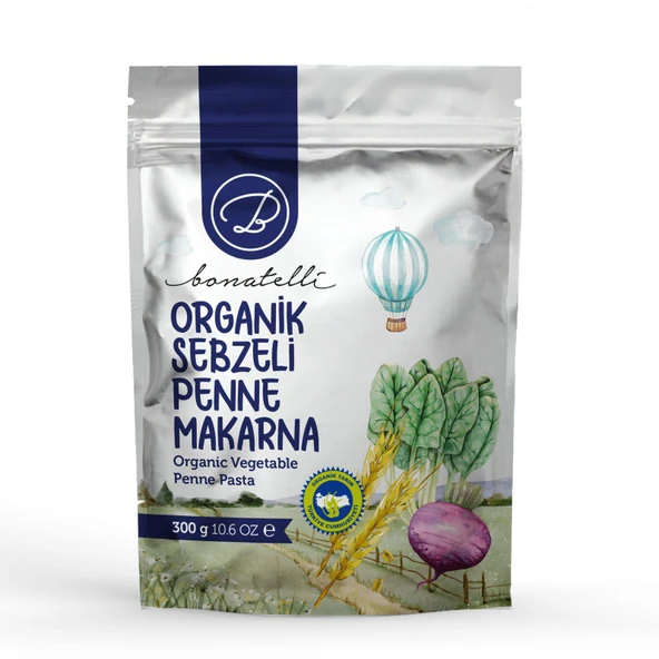 Organik Sebzeli Penne Makarna 300 G ürün görseli 1