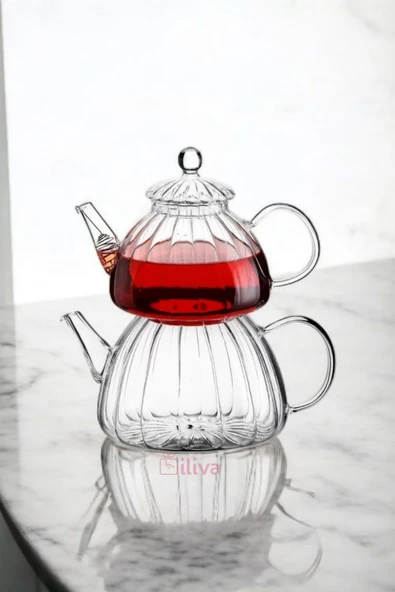 Borosilikat Cam Çaydanlık ürün görseli 1