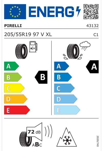 Pirelli Cinturato All Season SF3 205/55R19 97V XL M+S 3PMSF Otomobil Yaz Lastiği (Üretim Yılı: 2024) ürün görseli 1