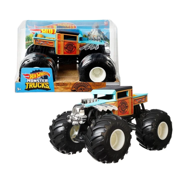 FYJ83 Hot Wheels Monster Trucks 1:24 Arabalar - Resim 5