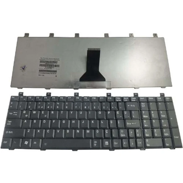 Toshiba Satellite M60 M65 P100 P105 Notebook Klavyesi Siyah TR MP-03233TQ-920, AEBD10IA017-TR ürün görseli 1