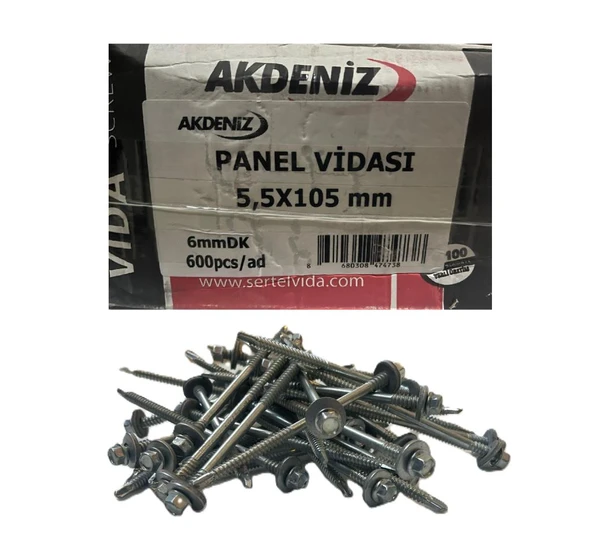 Akdeniz Trapez Panel Vida 5.5x105 6mm 600 lü Paket ürün görseli 1