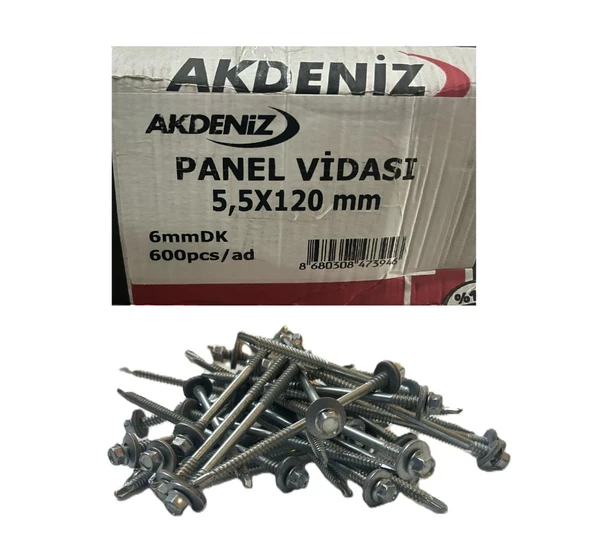 Akdeniz Trapez Panel Vida 5.5x120 6mm 600 lü Paket ürün görseli 1