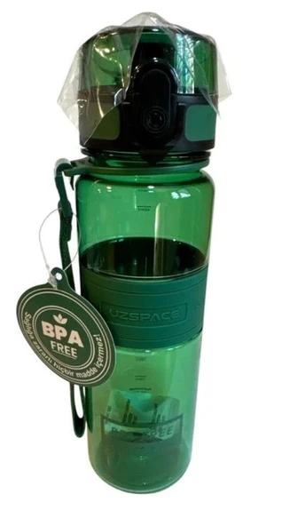 Uzspace 5025 Tritan Su Matarası 500 Ml Yeşil ürün görseli 1