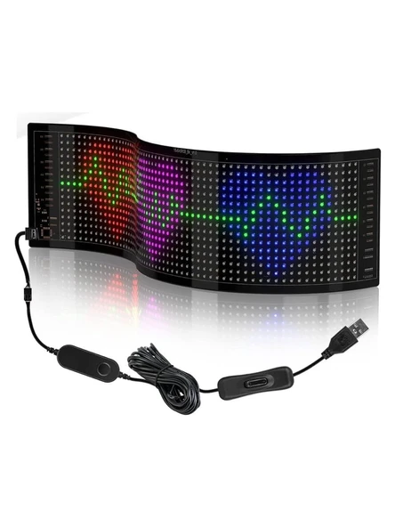 Matrix LED Panel Cama Telefon Kontrollü LED Ekran Panel Boy 16X96 - 120MM-590MM ürün görseli 1