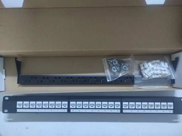 24 Port Patch Panel TTAF ürün görseli 1