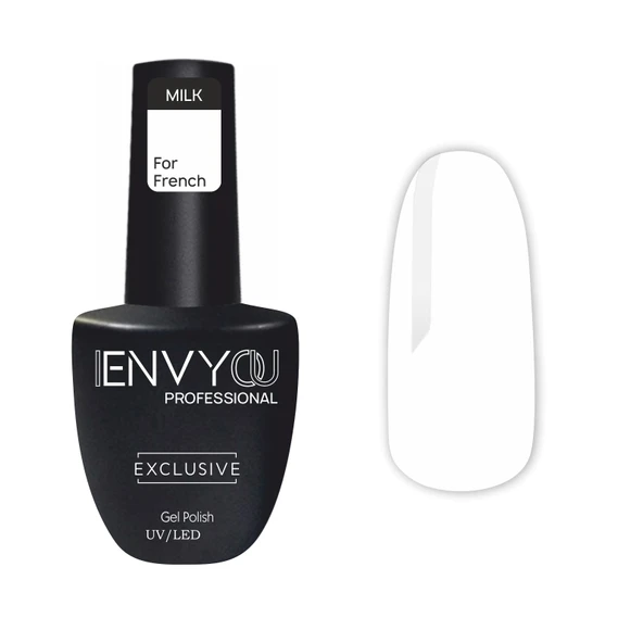 Envy Kalıcı Oje For French Collection Yarı Şeffaf Milk Süt Beyazı Kalıcı Oje 15gr ürün görseli 1