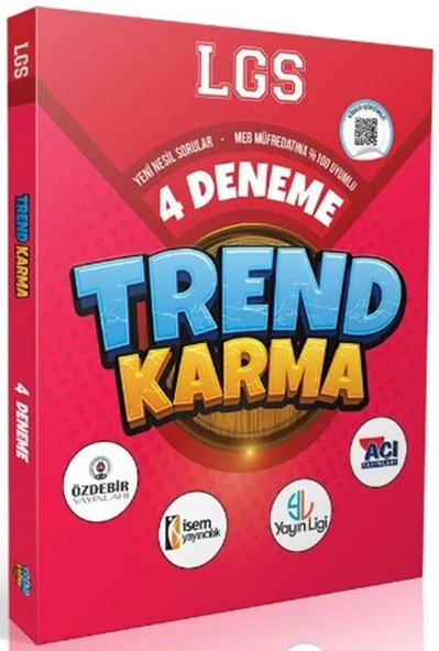 8. Sınıf LGS 4 Deneme Sınavı Trend Karma ürün görseli 1