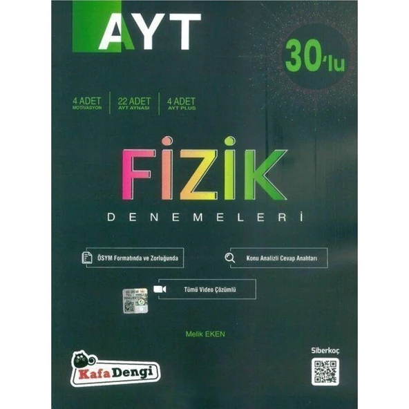 KAFADENGİ AYT FİZİK BRANŞ DENEMESİ ürün görseli 1