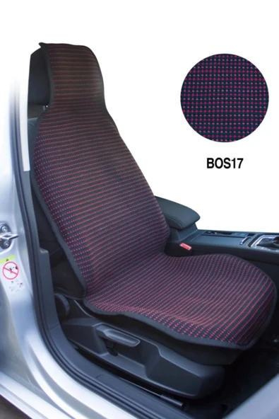 Universal Oto Koltuk Kılıfı Terletmez Minder 3 Parça BORDO RENK ürün görseli 1