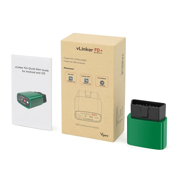 VLinker FD+ OBD2 Araç Teşhis Cihazı BL - Resim 2