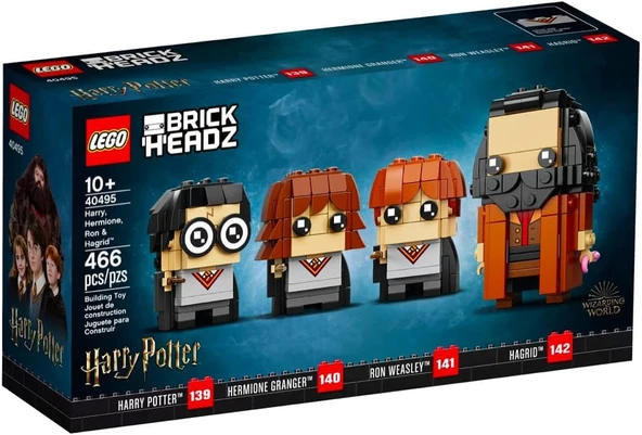 LEGO 40495 Brickheadz Harry Potter, Hermione, Ron & Hagrid ürün görseli 1