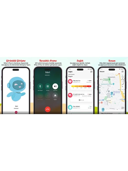 Wiky Watch 5 Plus Mavi Akıllı Çocuk Saati - Resim 9