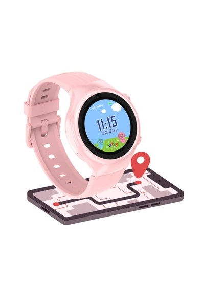 Wiky Watch 5S Pembe Akıllı Çocuk Saati - Resim 5