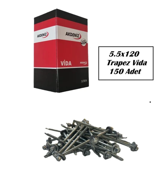 Akdeniz Trapez Panel Vida 5.5x120 6mm 150 li Paket ürün görseli 1