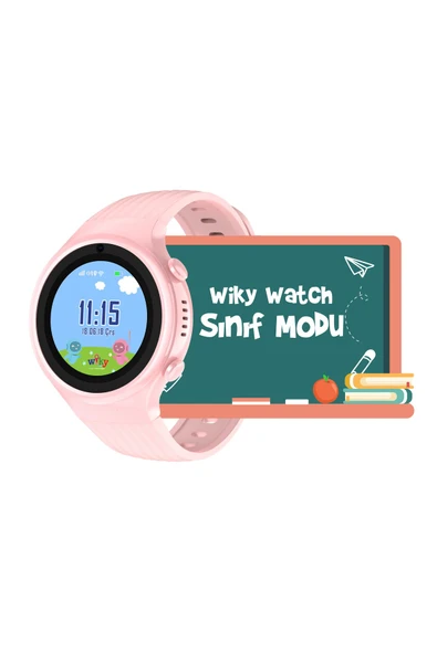 Wiky Watch 5S Pembe Akıllı Çocuk Saati - Resim 4