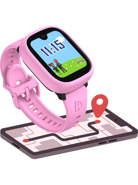 Wiky Watch 5 Plus Pembe Akıllı Çocuk Saati - Resim 9