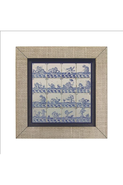 Hollanda Deseni Baskılı MDF Magnet 7X7 - Resim 4