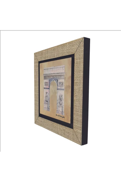 Zafer Takı (Arc de Triomphe) Baskılı MDF Magnet 7X7 - Resim 5