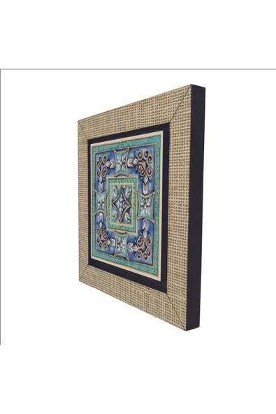 İtalyan Deseni Baskılı MDF Magnet 7X7 - Resim 5