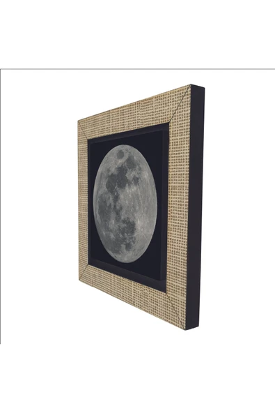 Dolunay Baskılı MDF Magnet 7X7 - Resim 4