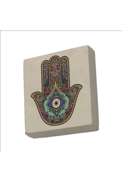 Fatıma’nın Eli Baskılı Taş Magnet 5X5 ürün görseli 1
