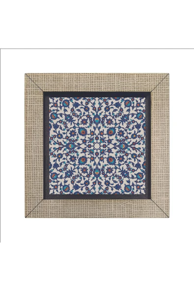 Osmanlı Çinisi Baskılı MDF Magnet 7X7 - Resim 4