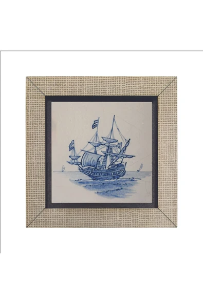 Hollanda Deseni Baskılı MDF Magnet 7X7 - Resim 4