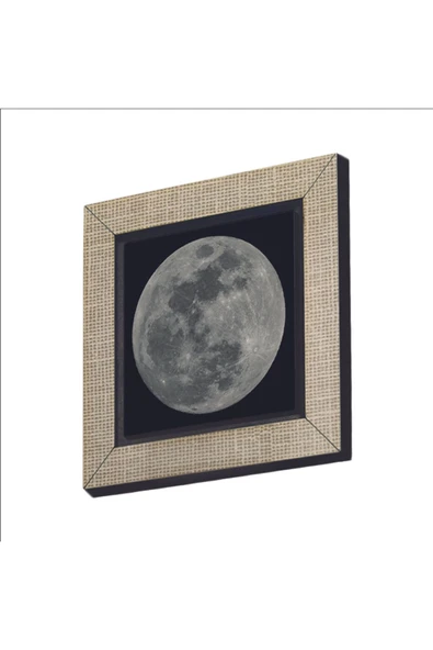Dolunay Baskılı MDF Magnet 7X7 ürün görseli 1