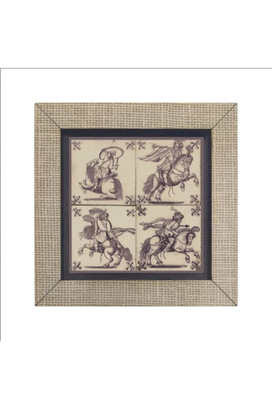 Hollanda Deseni Baskılı MDF Magnet 7X7 - Resim 4