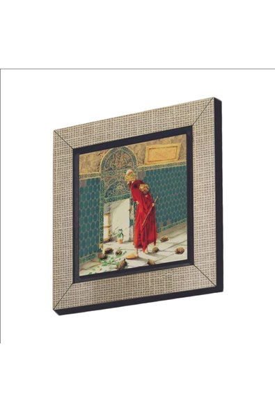 Kaplumbağa Terbiyecisi (Replika) Baskılı MDF Magnet 7X7 ürün görseli 1