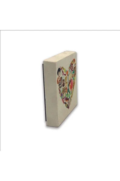 Fransa Sembolleri Baskılı Taş Magnet 5X5 - Resim 4