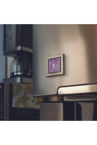 Fransa Görseli Baskılı MDF Magnet 7X7 - Resim 2