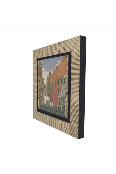 İtalya Görseli Baskılı MDF Magnet 7X7 - Resim 5
