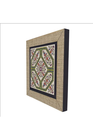İtalyan Deseni Baskılı MDF Magnet 7X7 - Resim 5