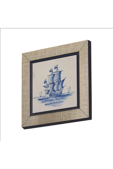 Hollanda Deseni Baskılı MDF Magnet 7X7 ürün görseli 1