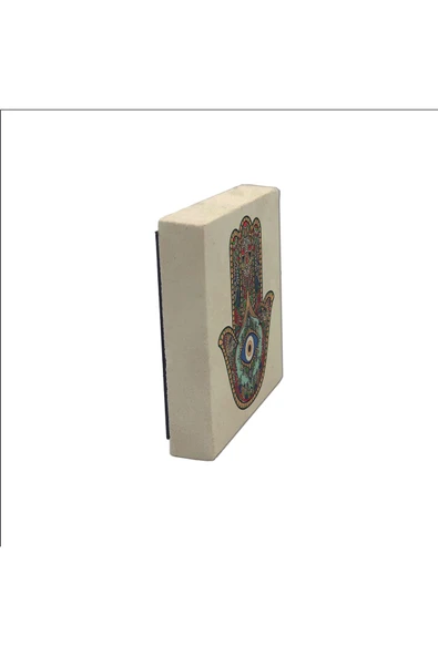 Fatıma’nın Eli Baskılı Taş Magnet 5X5 - Resim 4
