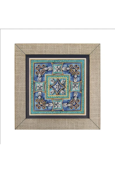 İtalyan Deseni Baskılı MDF Magnet 7X7 - Resim 4