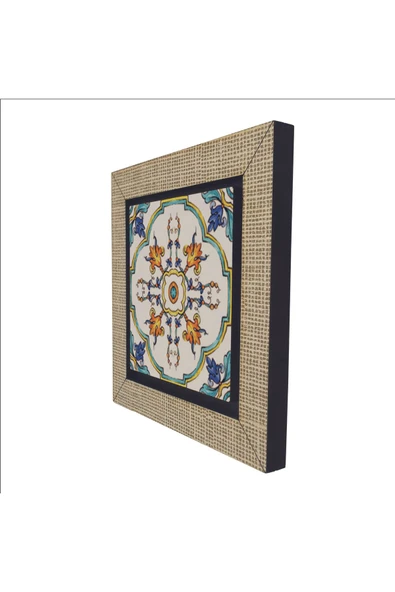 İtalyan Deseni Baskılı MDF Magnet 7X7 - Resim 5