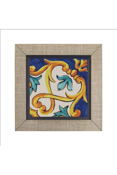 İtalyan Deseni Baskılı MDF Magnet 7X7 - Resim 4