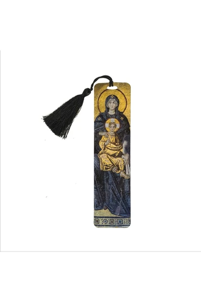 Hz. Meryem Ve Isa Baskılı, Püsküllü Kitap Ayracı (hediyelik Bookmark,ayraç-105) ürün görseli 1
