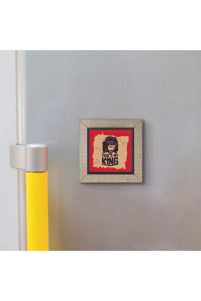 Hz İsa Görseli Baskılı MDF Magnet 7X7 - Resim 3