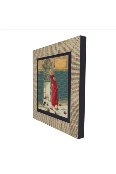 Kaplumbağa Terbiyecisi (Replika) Baskılı MDF Magnet 7X7 - Resim 5