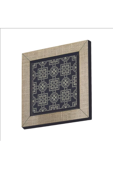 Bizans Deseni Baskılı MDF Magnet 7X7 ürün görseli 1