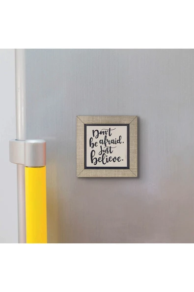 Markos 5:36 Baskılı MDF Magnet 7X7 - Resim 3