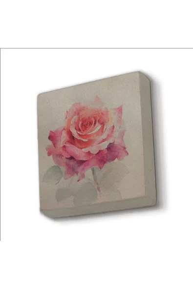Gül Baskılı Taş Magnet 5X5 ürün görseli 1
