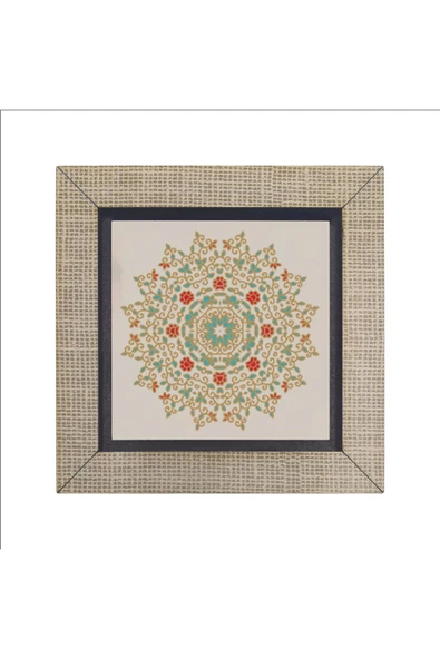 Rumi Desen Baskılı MDF Magnet 7X7 ürün görseli 1